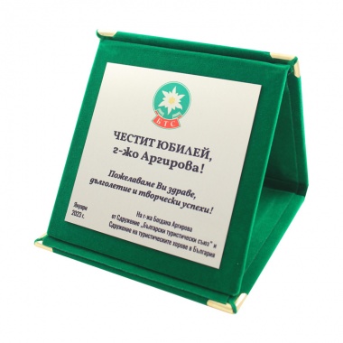 Плакет QNGr - светлозелено - 1
